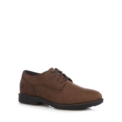 Brown 'Carter' waterproof leather Oxford shoes